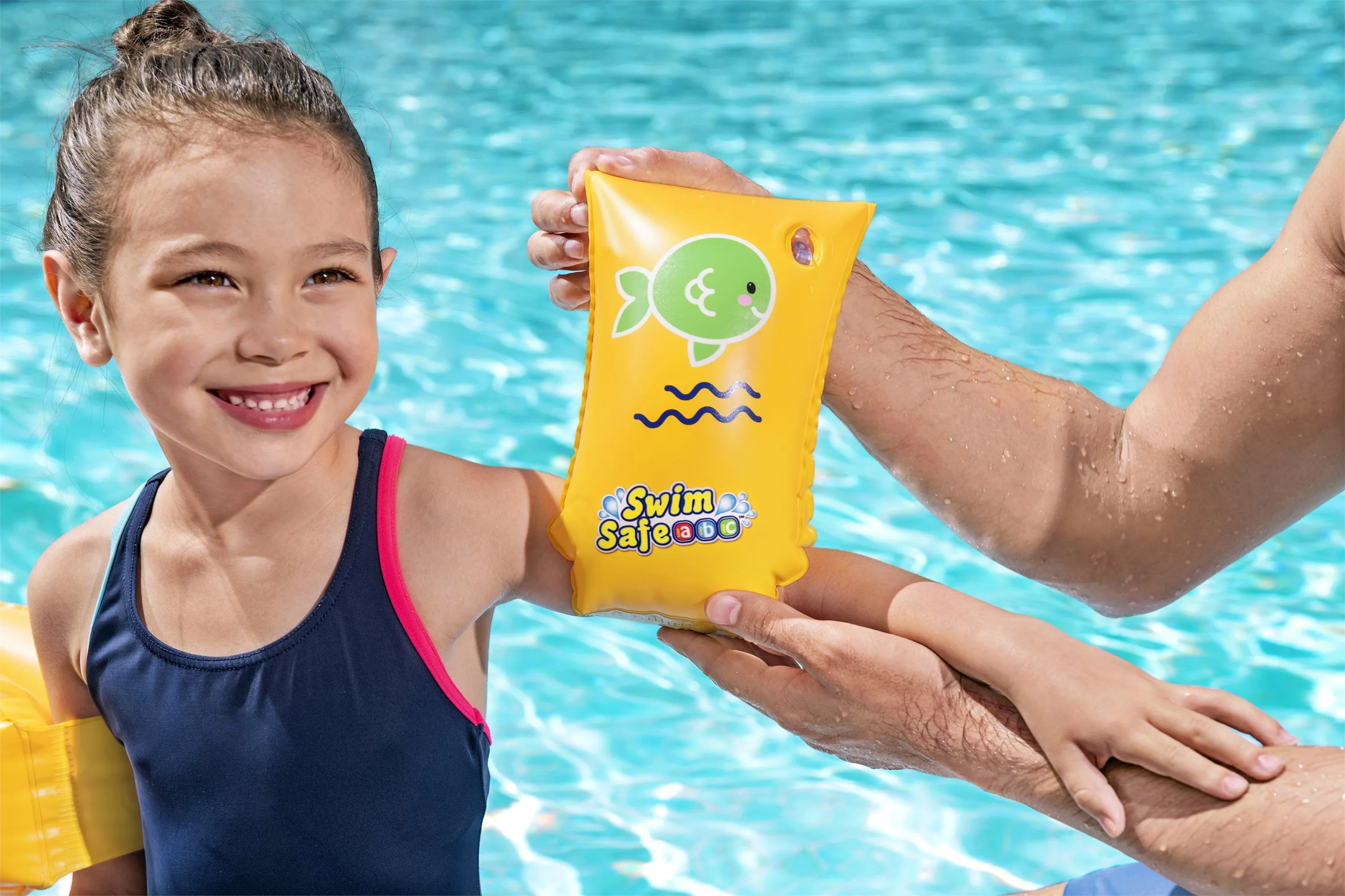 32110 Swimming Armbands Inflatable  Safety gear 12" x 6"/30cm x 15cm