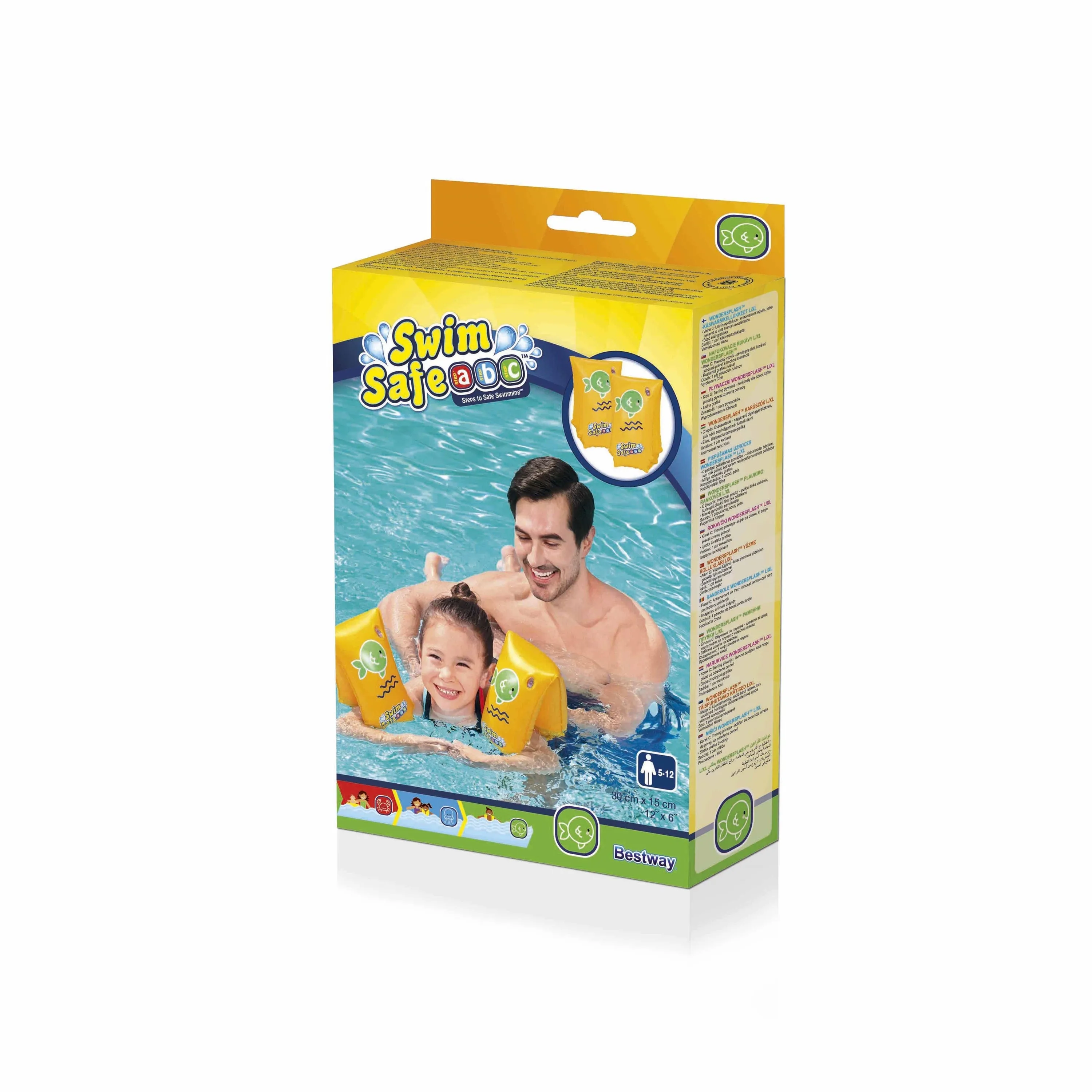 32110 Swimming Armbands Inflatable  Safety gear 12" x 6"/30cm x 15cm