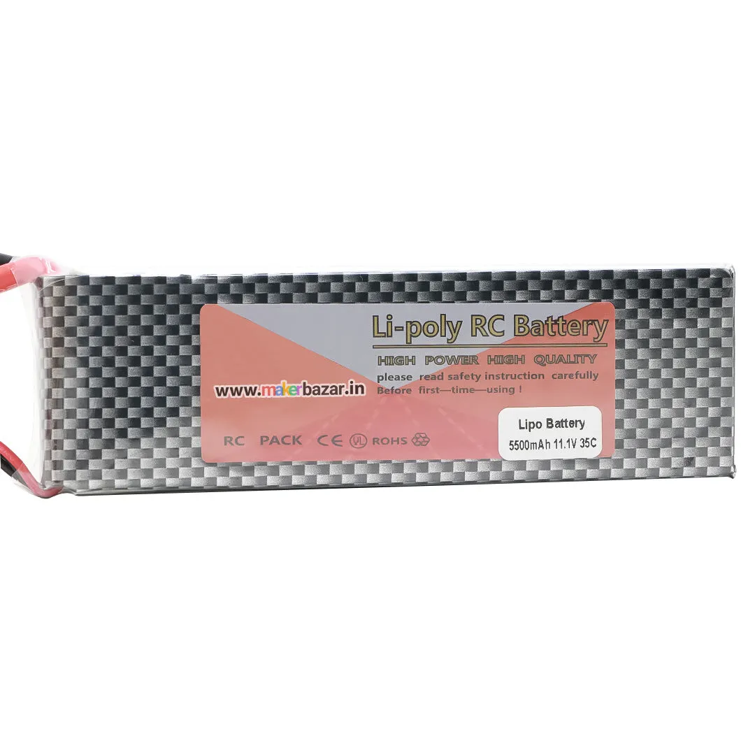 5500mAh 3S (11.1V) Lithium Polymer Battery Pack