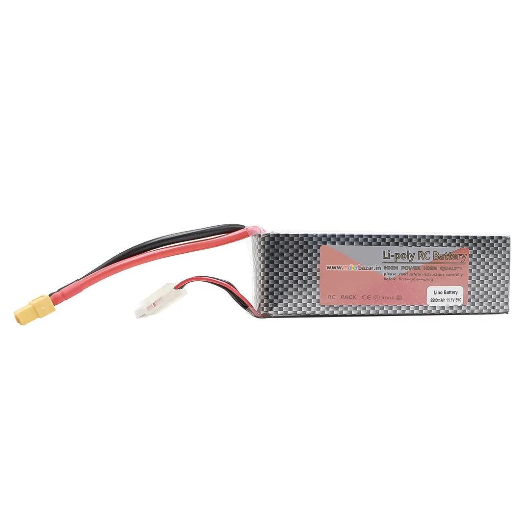 5500mAh 3S (11.1V) Lithium Polymer Battery Pack