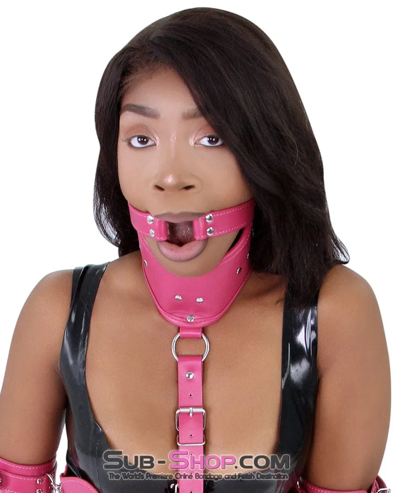 9057DL      Sex Bomb Pink Open Mouth Ring Gag