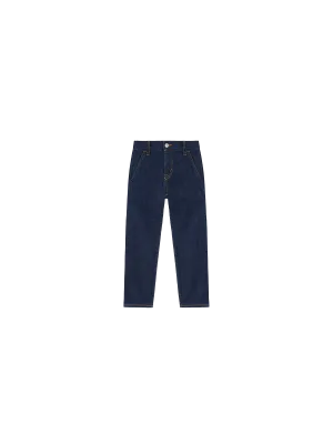Archive Kid's Hemp Denim Elastic Waist Jeans—rinse wash