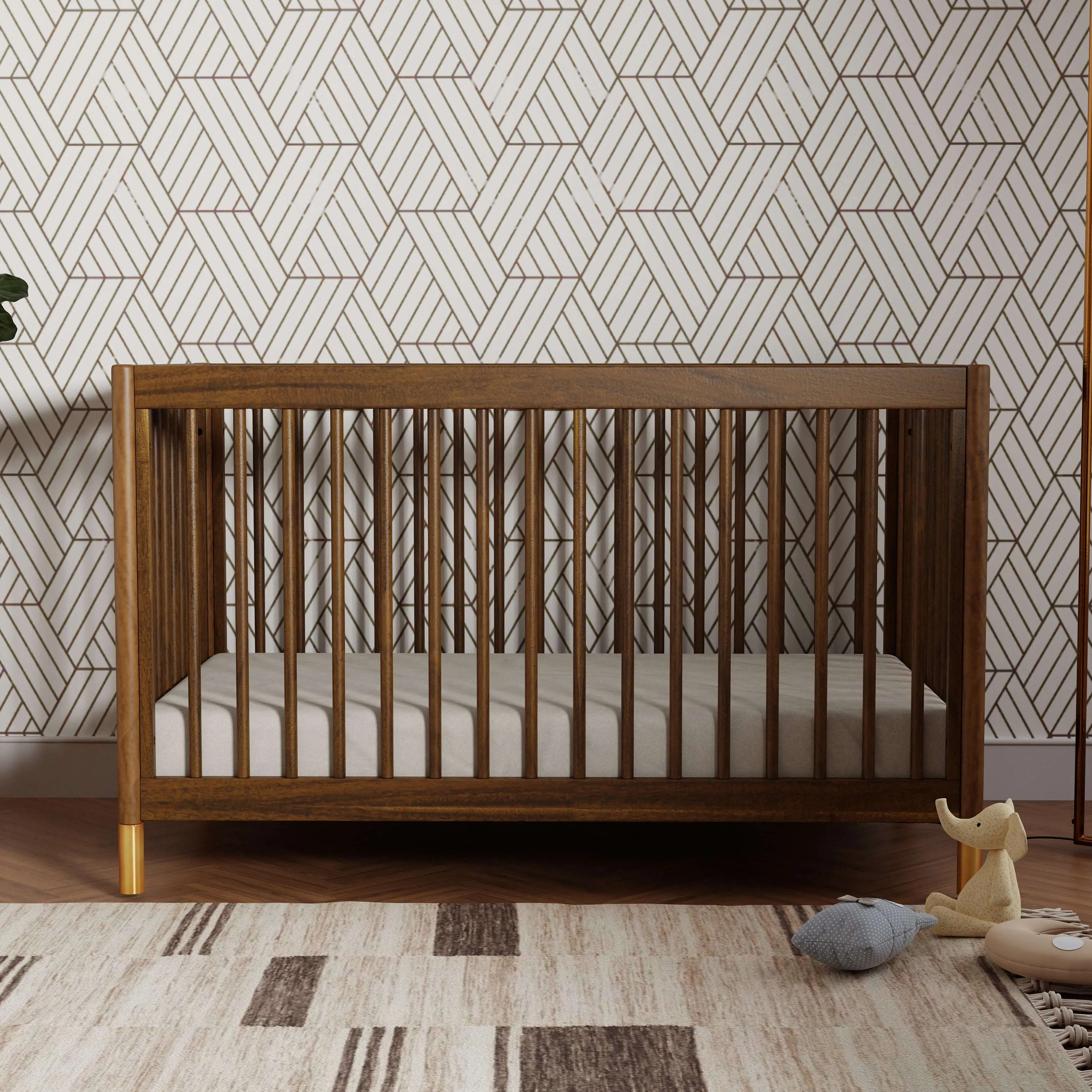 Babyletto Gelato 4-in-1 Convertible Crib with Toddler Bed Conversion Kit