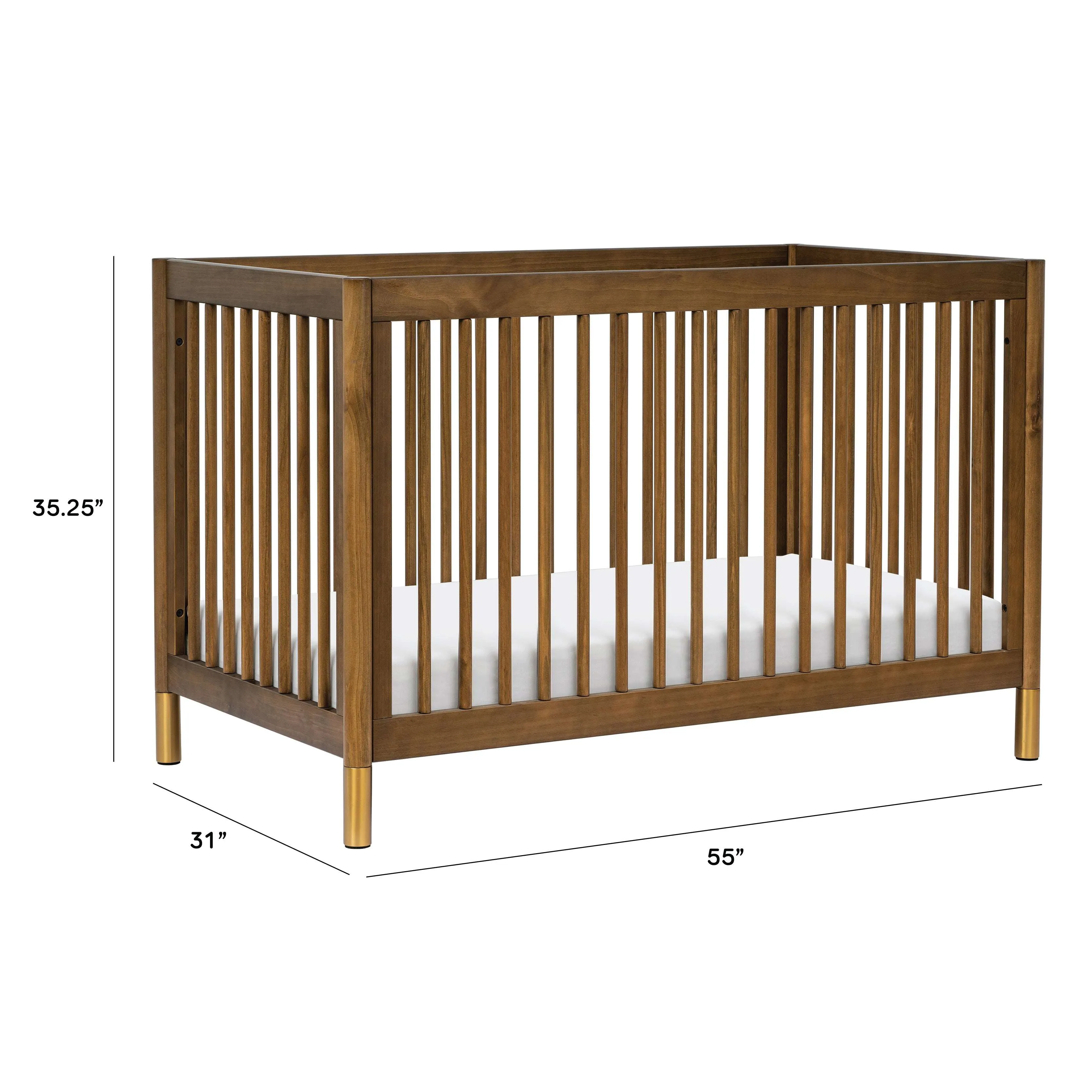 Babyletto Gelato 4-in-1 Convertible Crib with Toddler Bed Conversion Kit