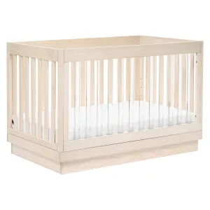 Babyletto Harlow Acrylic 3-in-1 Convertible Crib with Toddler Bed Conversion Kit