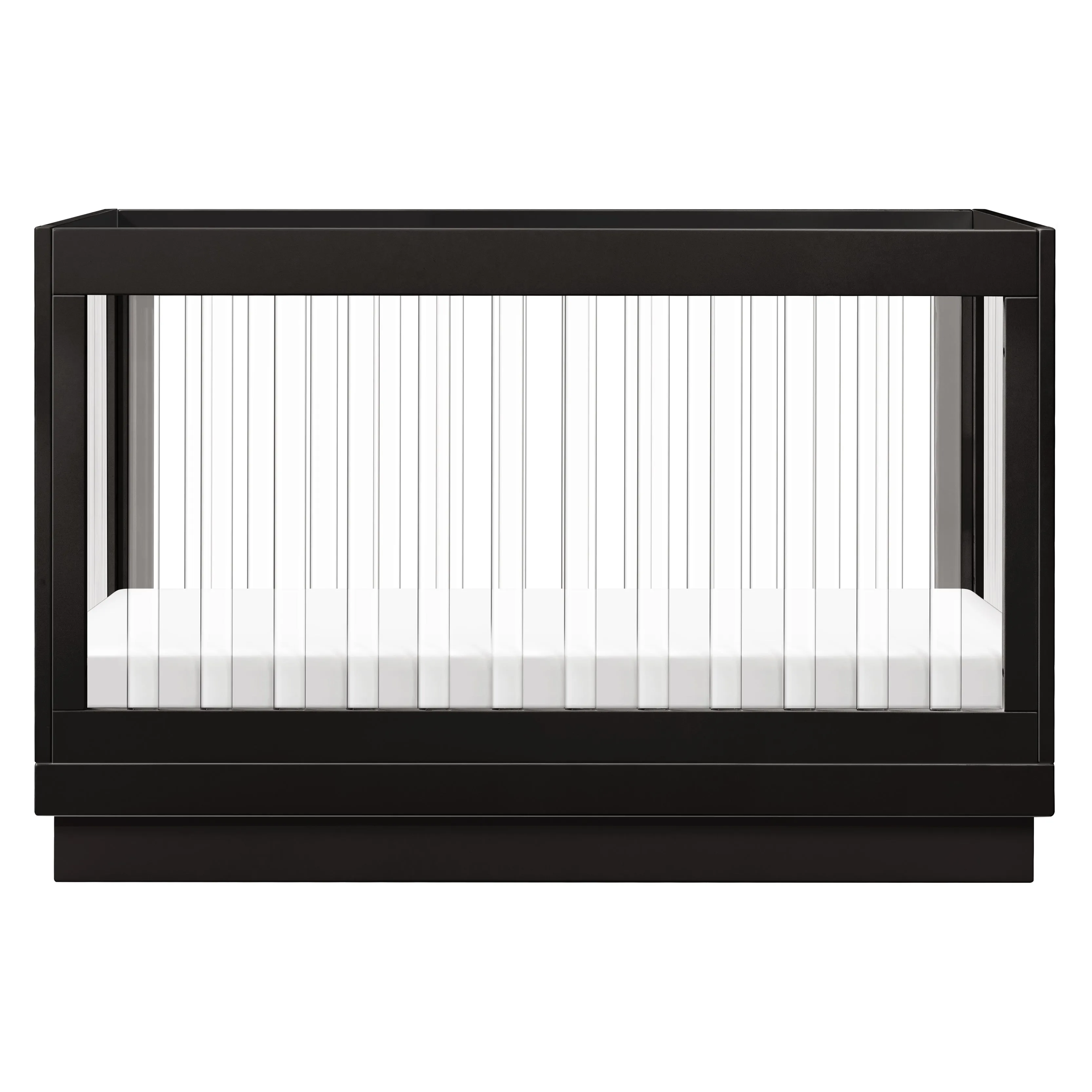 Babyletto Harlow Acrylic 3-in-1 Convertible Crib with Toddler Bed Conversion Kit