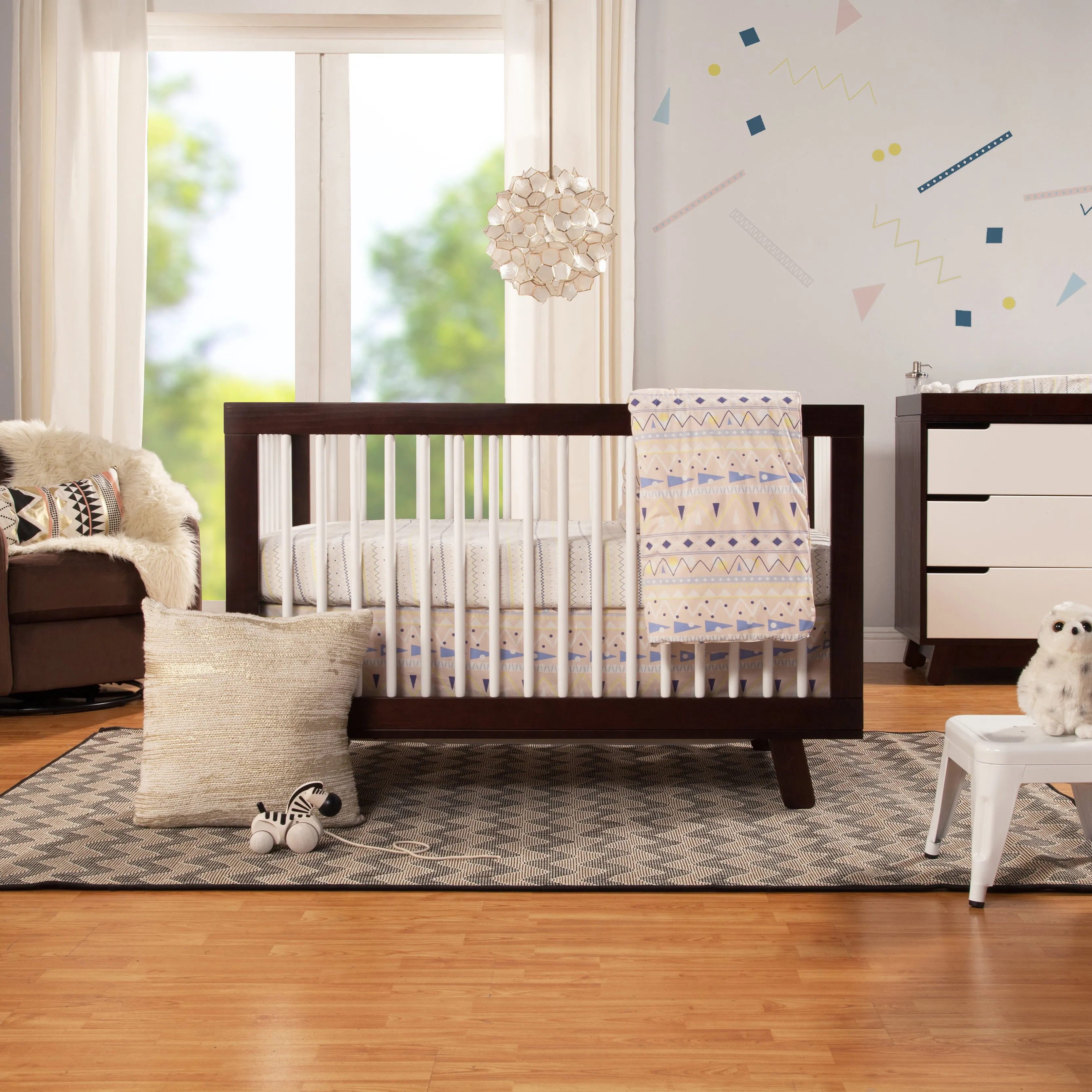 Babyletto Hudson 3-in-1 Convertible Crib with Toddler Bed Conversion Kit