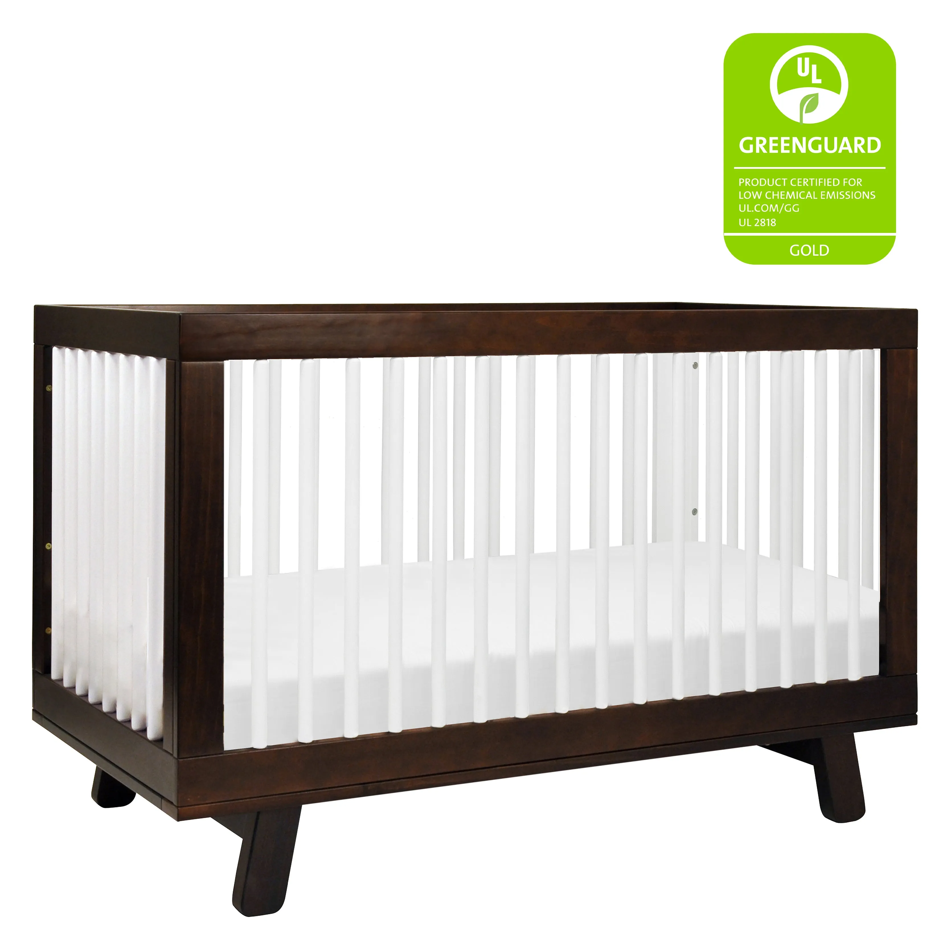 Babyletto Hudson 3-in-1 Convertible Crib with Toddler Bed Conversion Kit