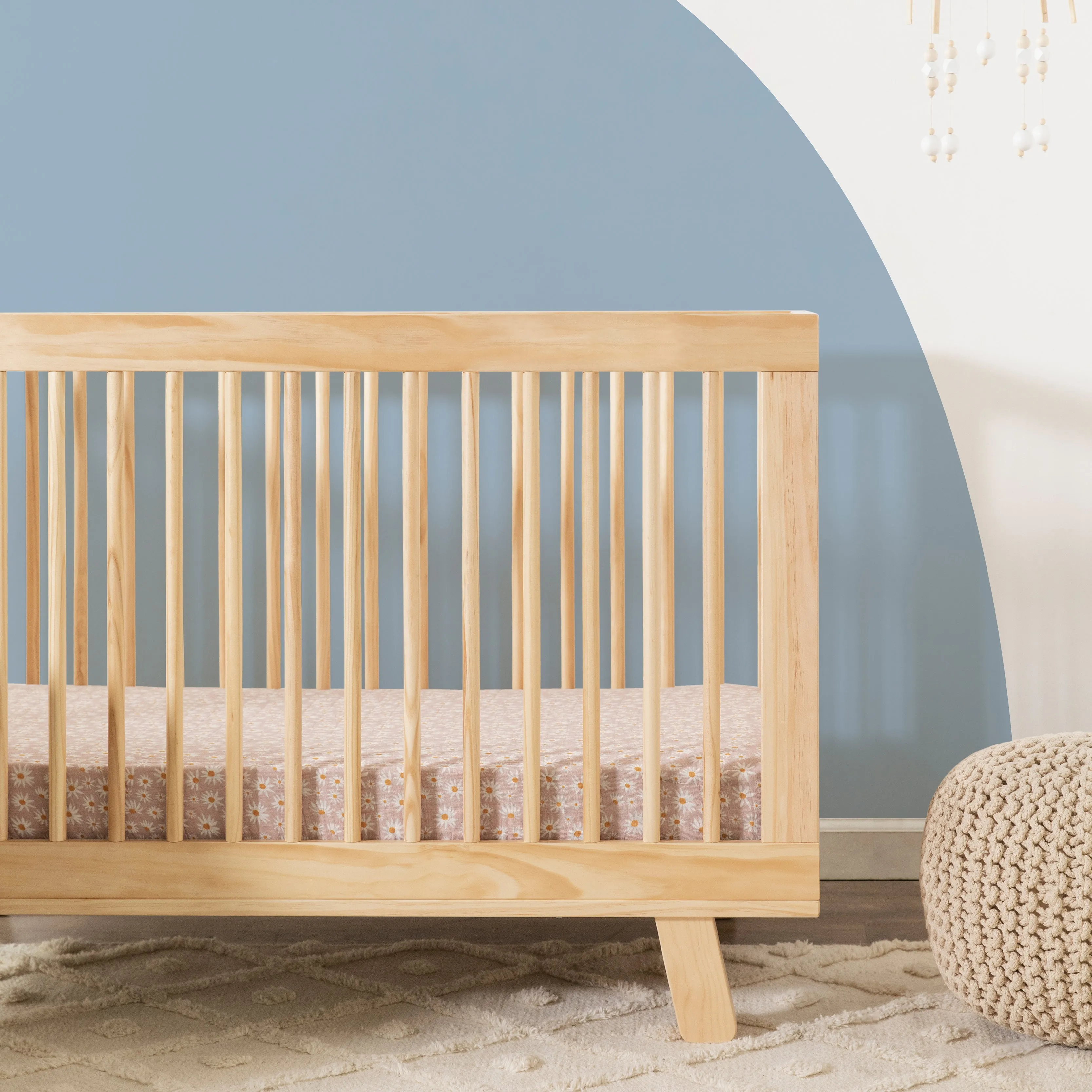 Babyletto Hudson 3-in-1 Convertible Crib with Toddler Bed Conversion Kit