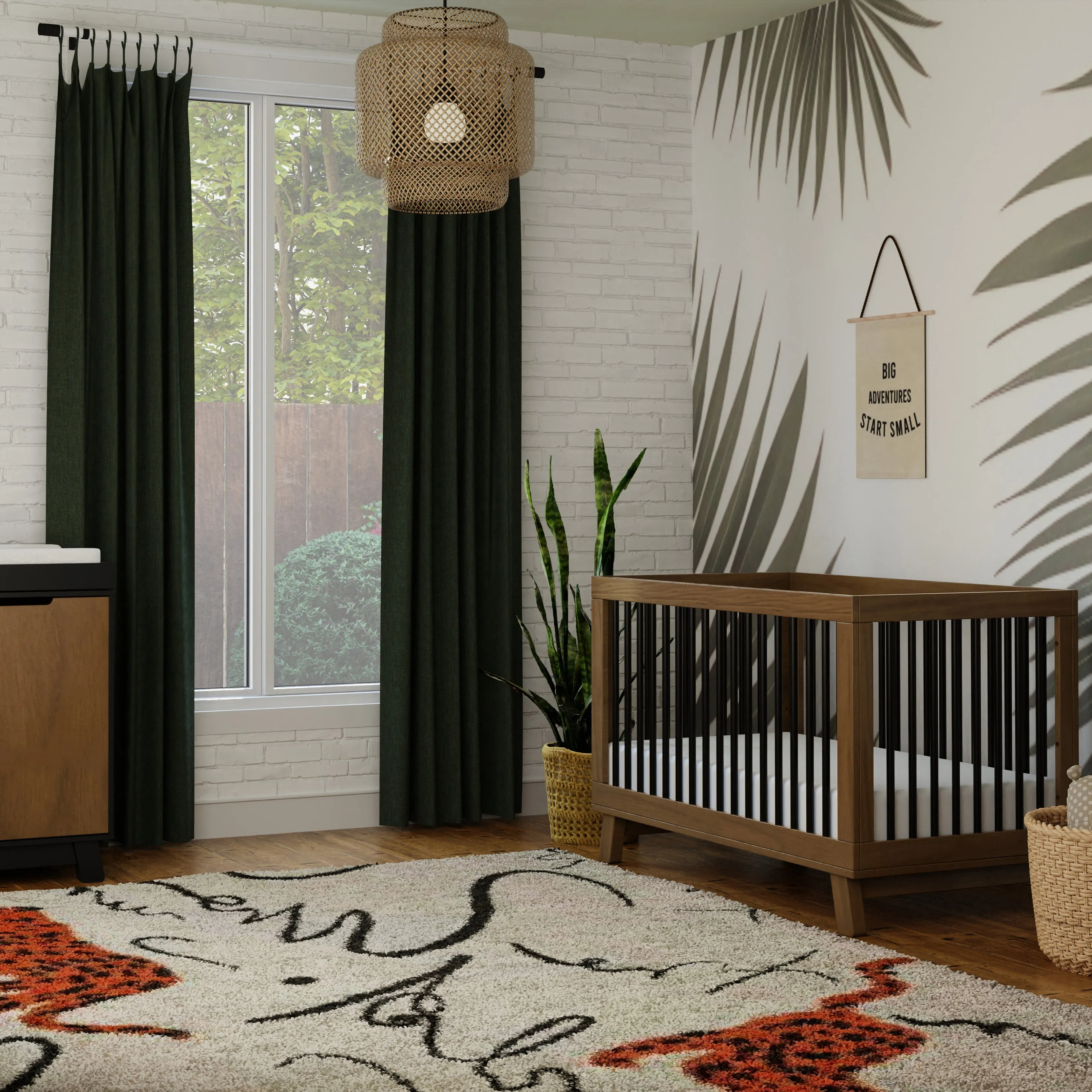Babyletto Hudson 3-in-1 Convertible Crib with Toddler Bed Conversion Kit