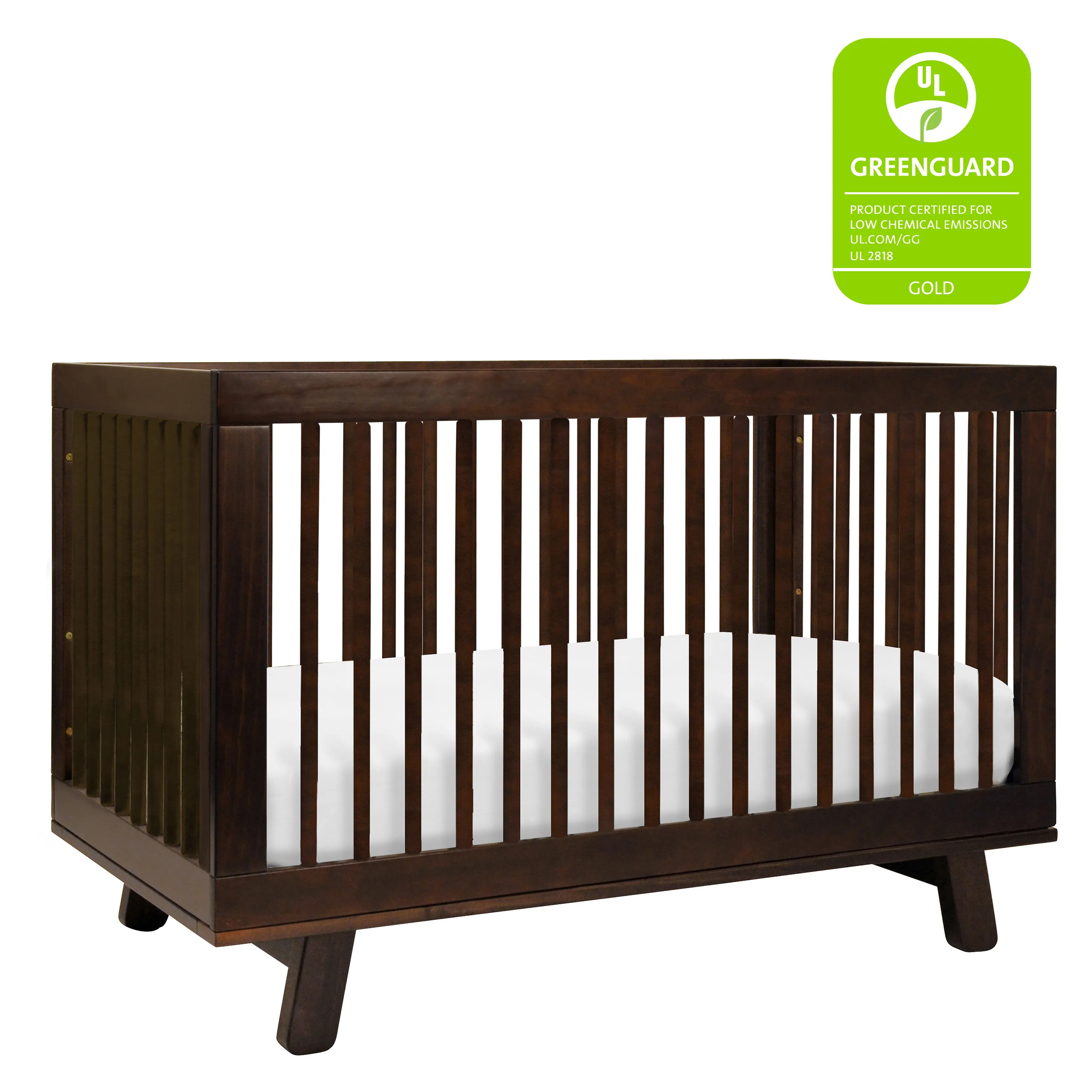 Babyletto Hudson 3-in-1 Convertible Crib with Toddler Bed Conversion Kit