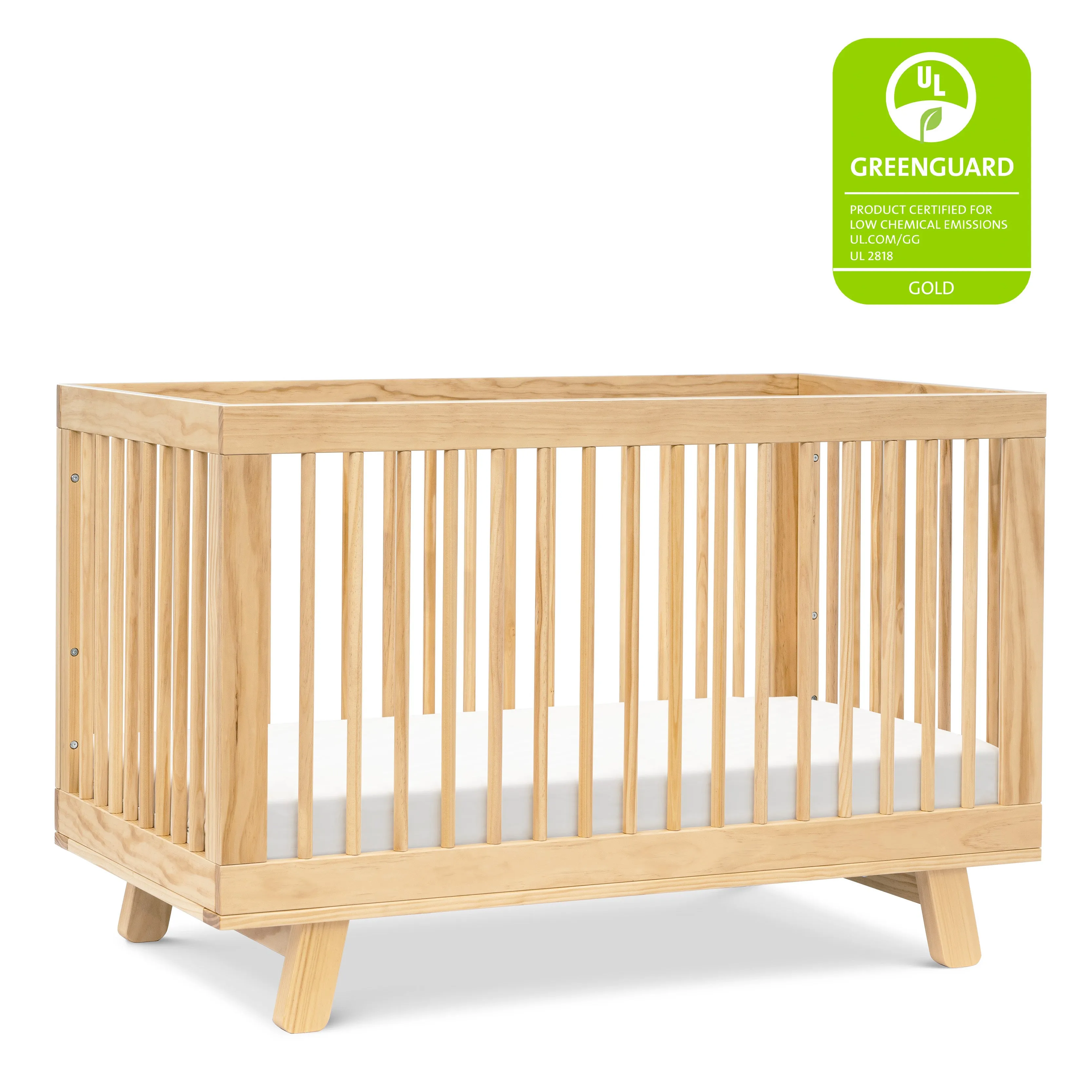 Babyletto Hudson 3-in-1 Convertible Crib with Toddler Bed Conversion Kit