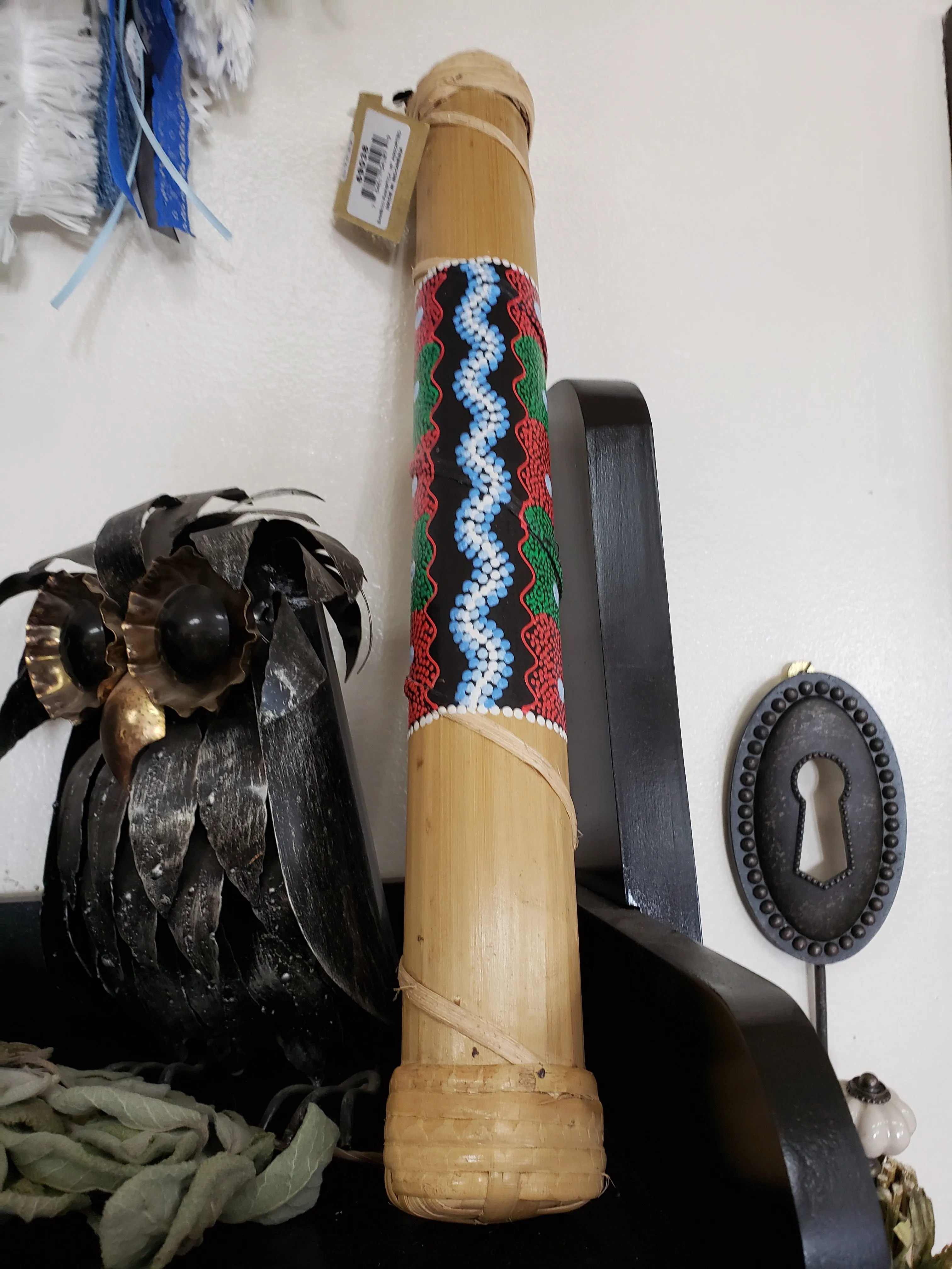 Bamboo Rain Stick 23 "