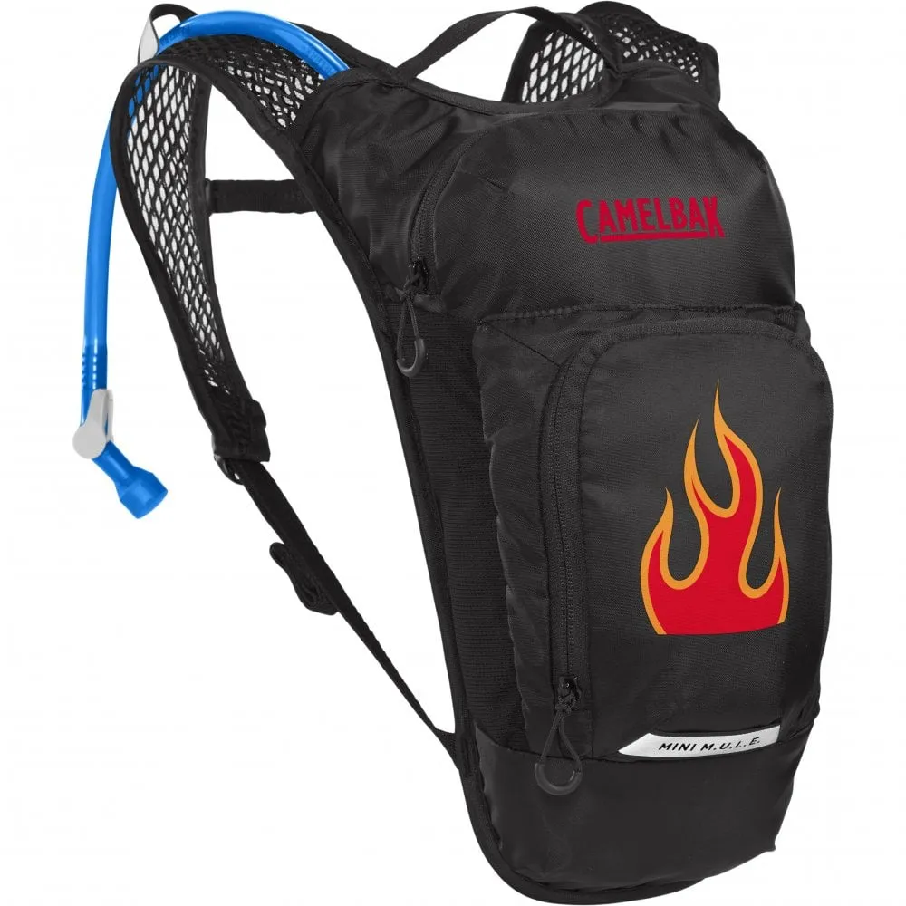 Camelbak Mini M.U.L.E. Hydration Pack - 50oz - Black-Flame