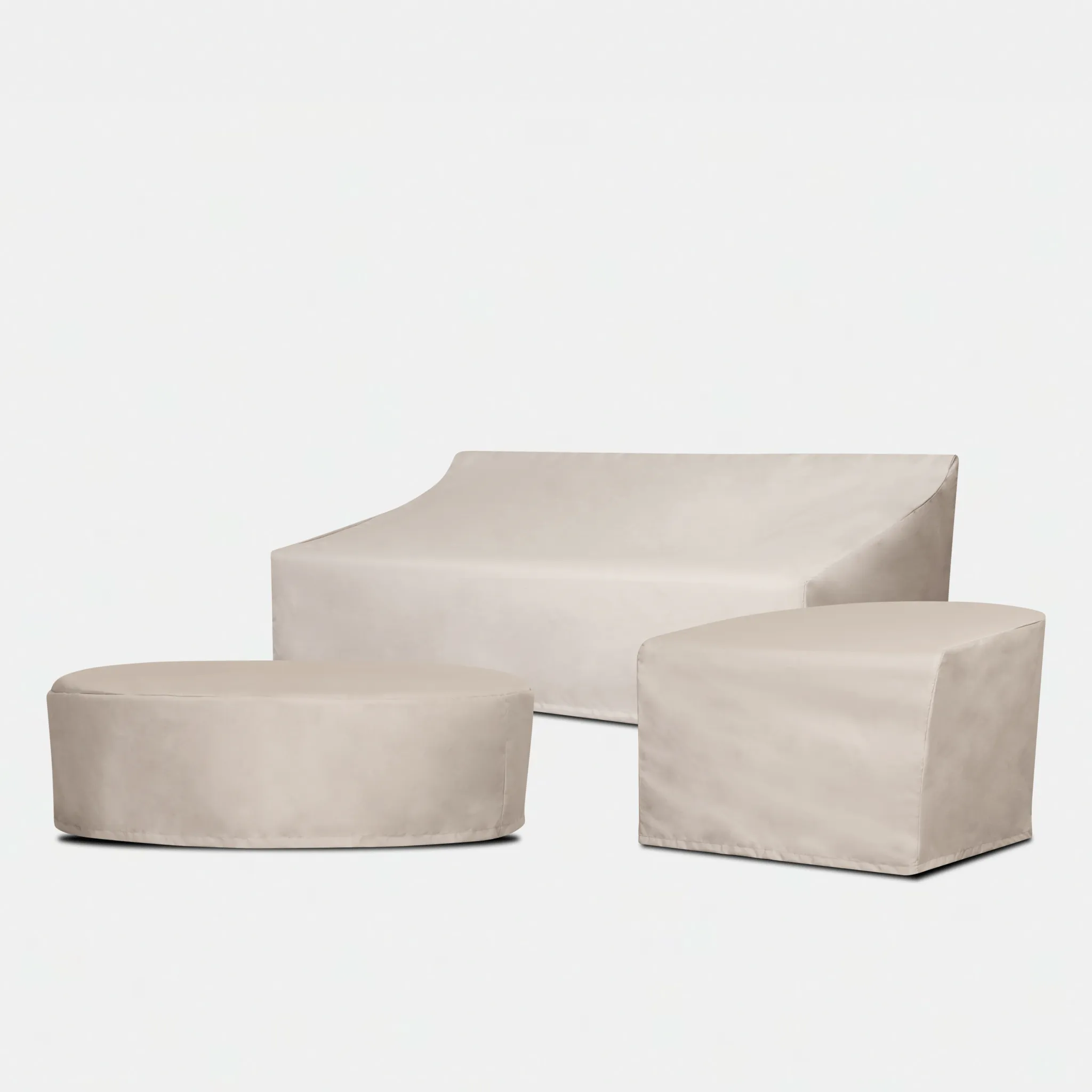 Como Curved Chaise Left - Weather Cover