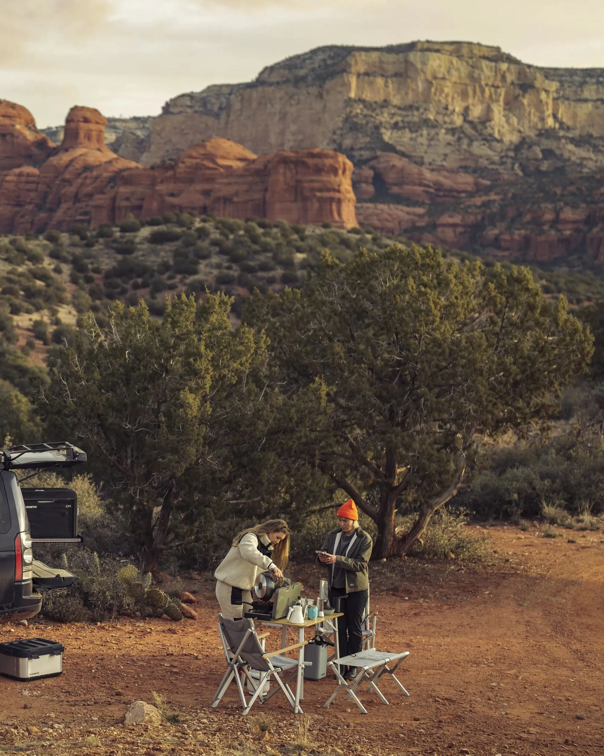 Dometic GO Compact Camp Bench - Silt