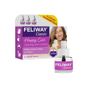 FELIWAY Classic - 30 Day Diffuser Refill - 48ml x 3