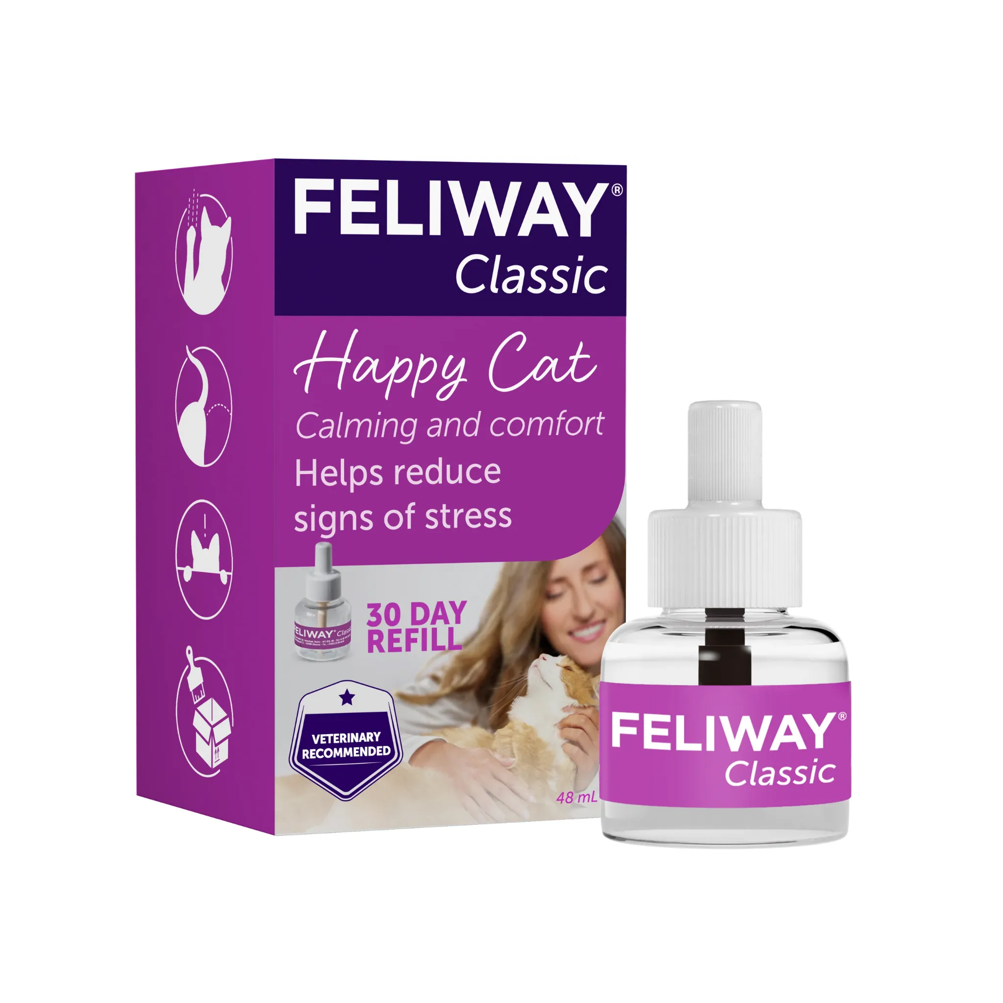 FELIWAY Classic - 30 Day Diffuser Refill - 48ml