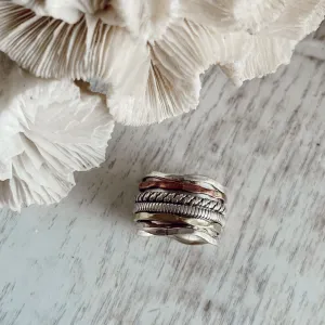 Four Spinner Ring