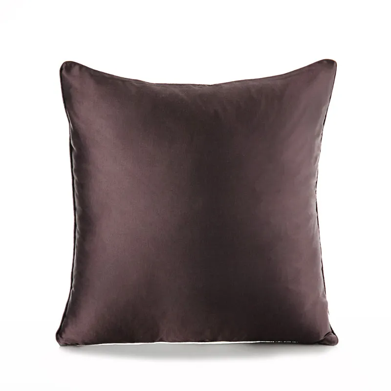 Gold and Grey Abstract Throw Cushion