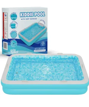 Grip a Pool Inflatable Rectangular Kiddie Pool
