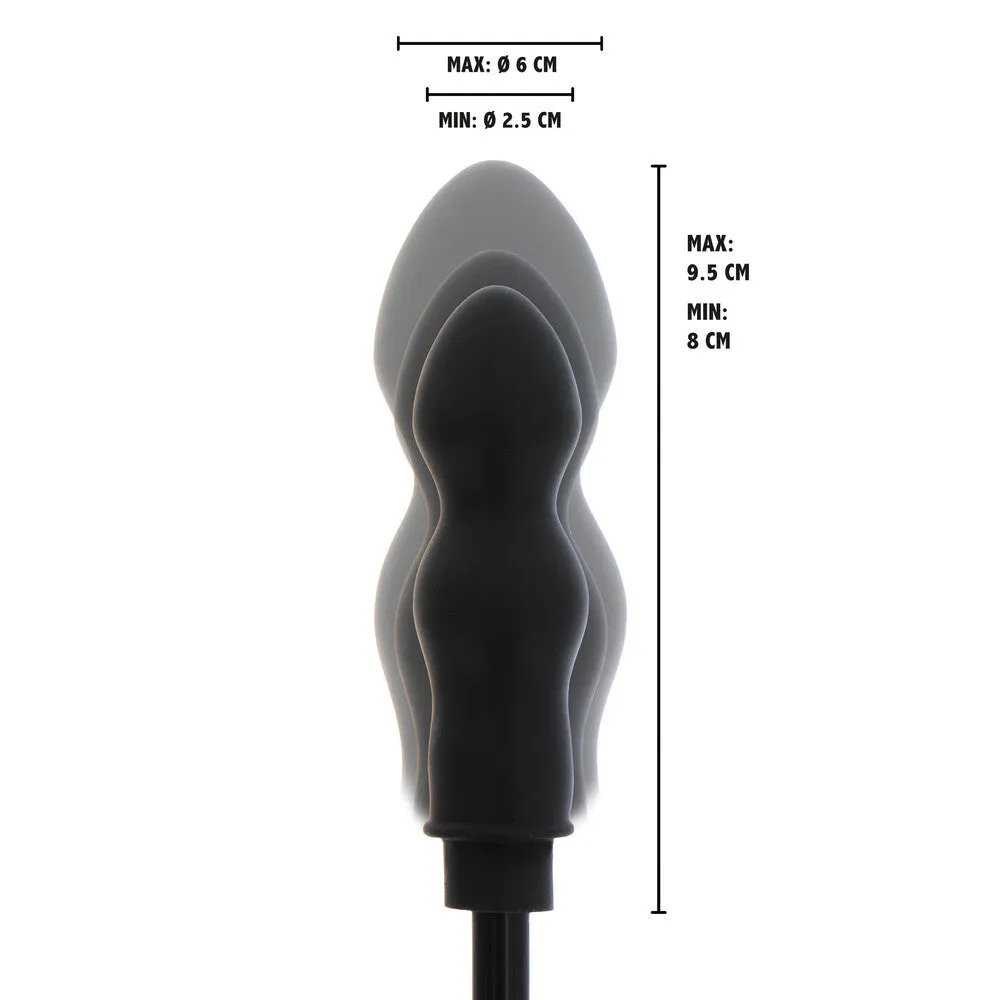 Hidden Desire Extreme Starter Inflatable Bulb Plug Black