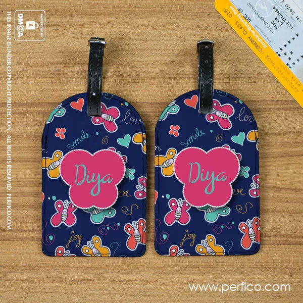 Love Fun and Smiles © Personalized Luggage Tag