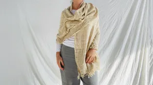 Madagascar Silk Shawl, Wrap, Scarf. Wild silk.
