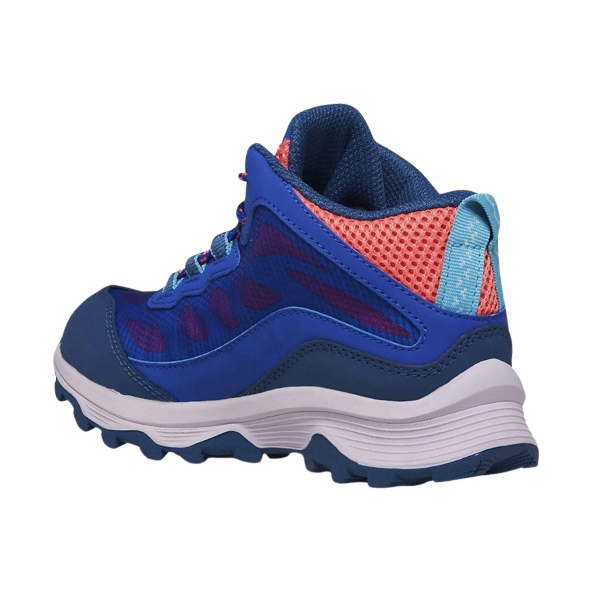 Merrell Kids' Moab Speed Mid Waterproof Shoes - Blue/ Berry/ Turq - ONLINE STORE CREDIT/EXCHANGE ONLY