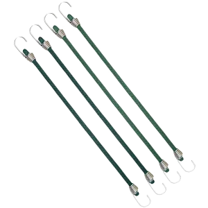 Mini Bungee Cords - 4 Pack
