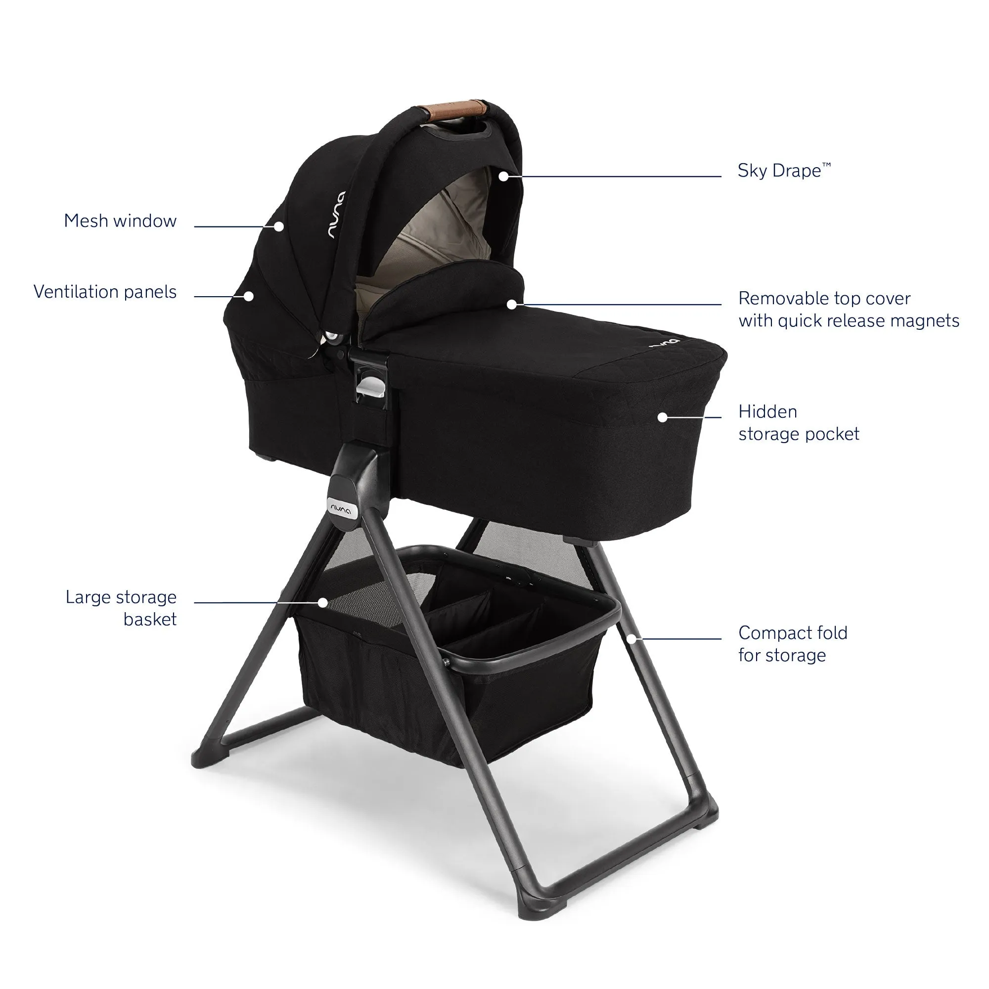 Nuna MIXX Series Bassinet   Stand