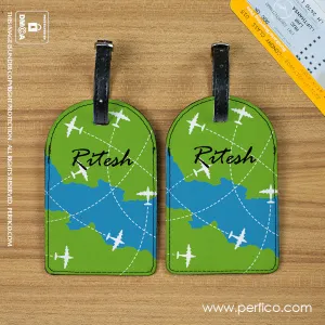 Onward and Upward © Personalized Luggage Tag