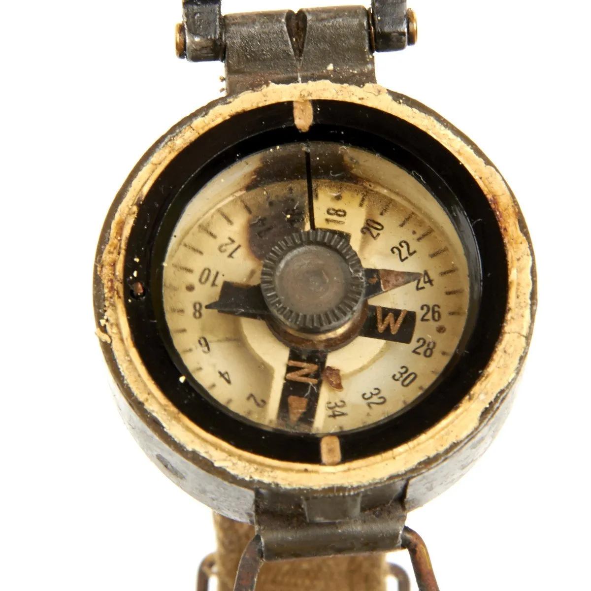 Original British WWII Special Operations Executive Wrist Compass by Barker & Son