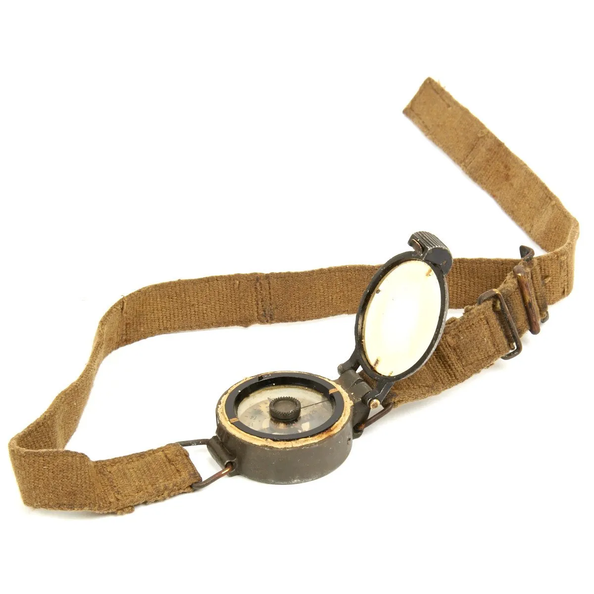 Original British WWII Special Operations Executive Wrist Compass by Barker & Son
