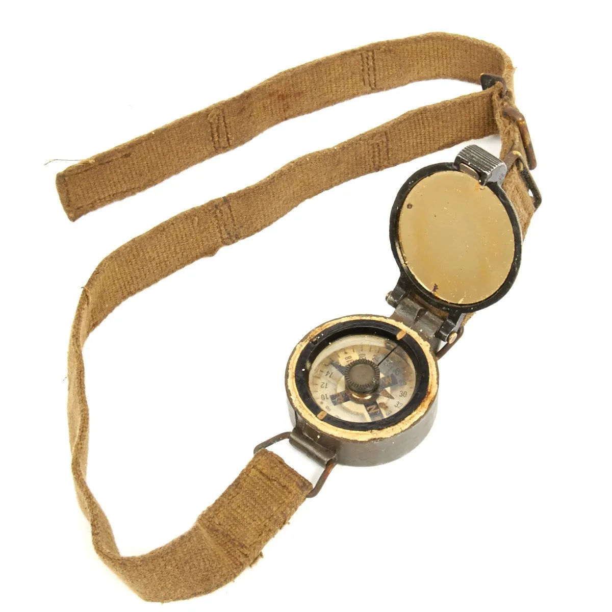 Original British WWII Special Operations Executive Wrist Compass by Barker & Son