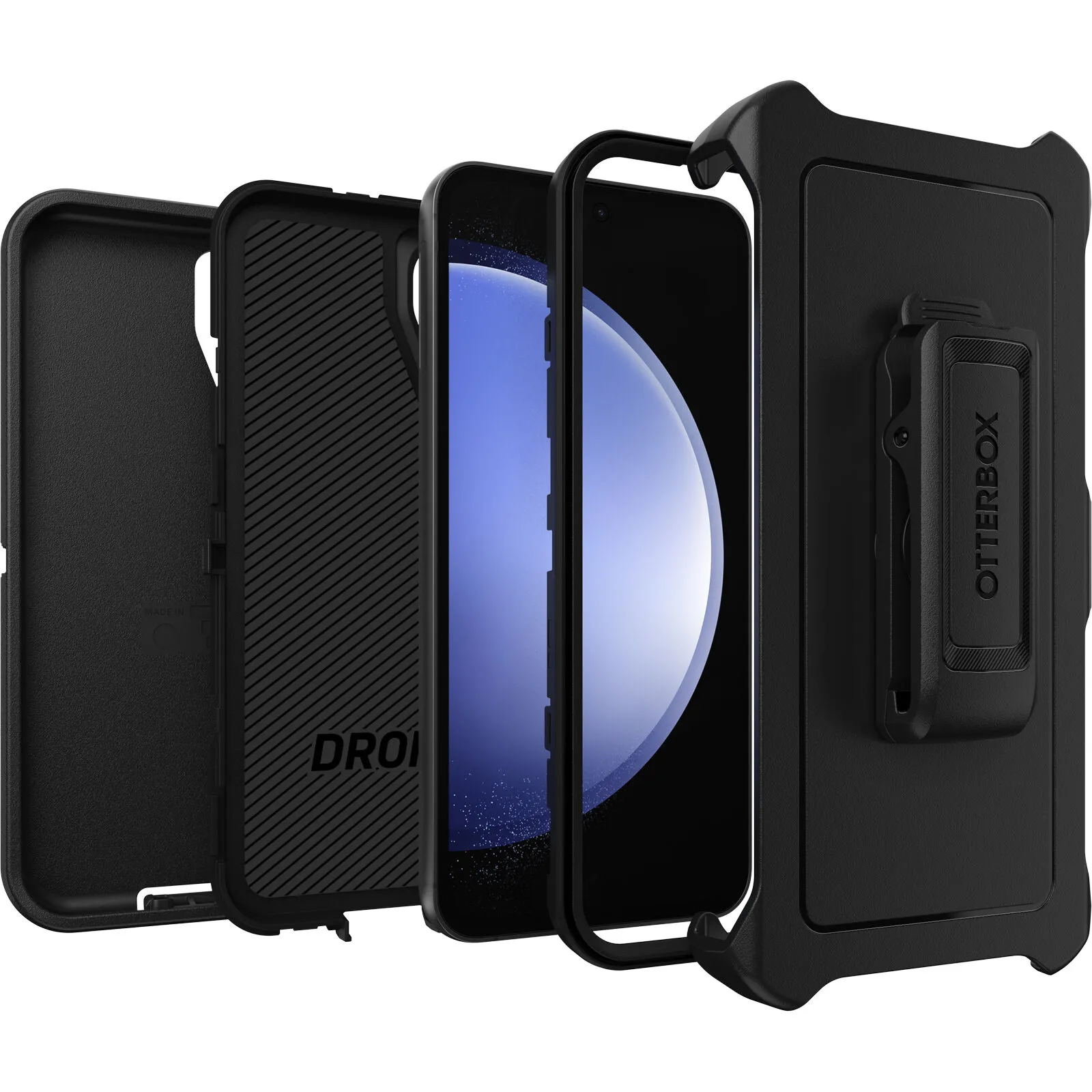 OtterBox Samsung Galaxy S23 FE 5G Case Defender Series Black