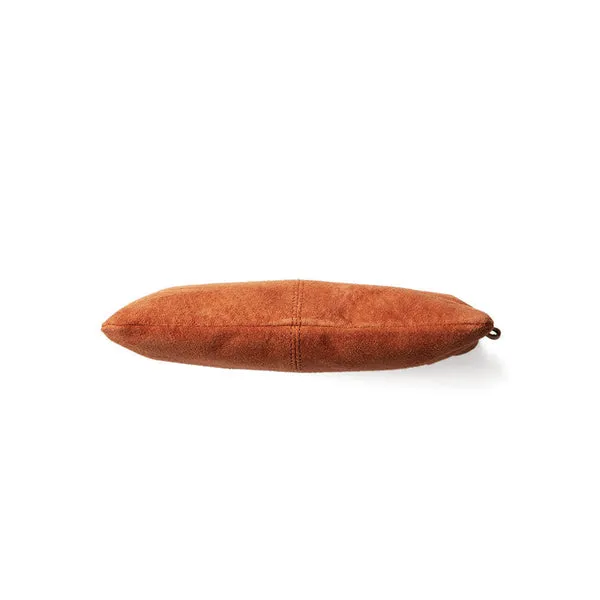 Packable Leather Wide Pouch