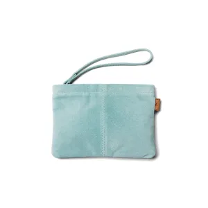 Packable Leather Wide Pouch