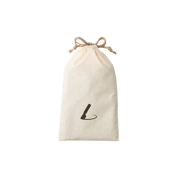 Packable Leather Wide Pouch