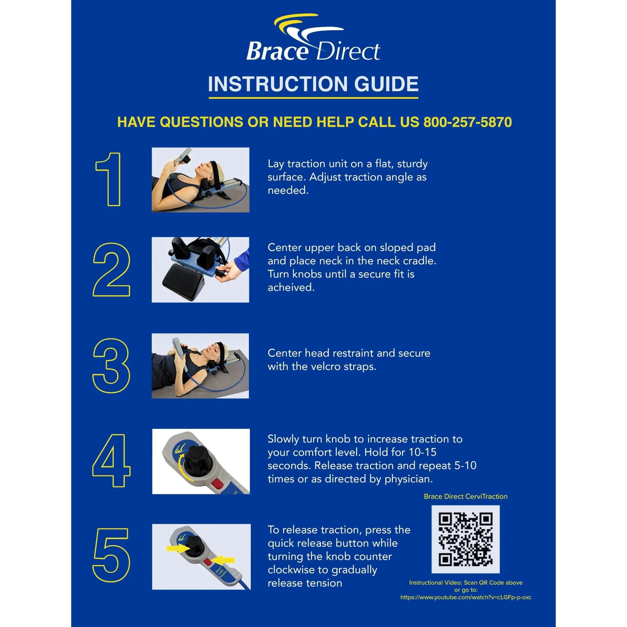 Renewed Brace Direct Cervical Traction and Stretch Unit