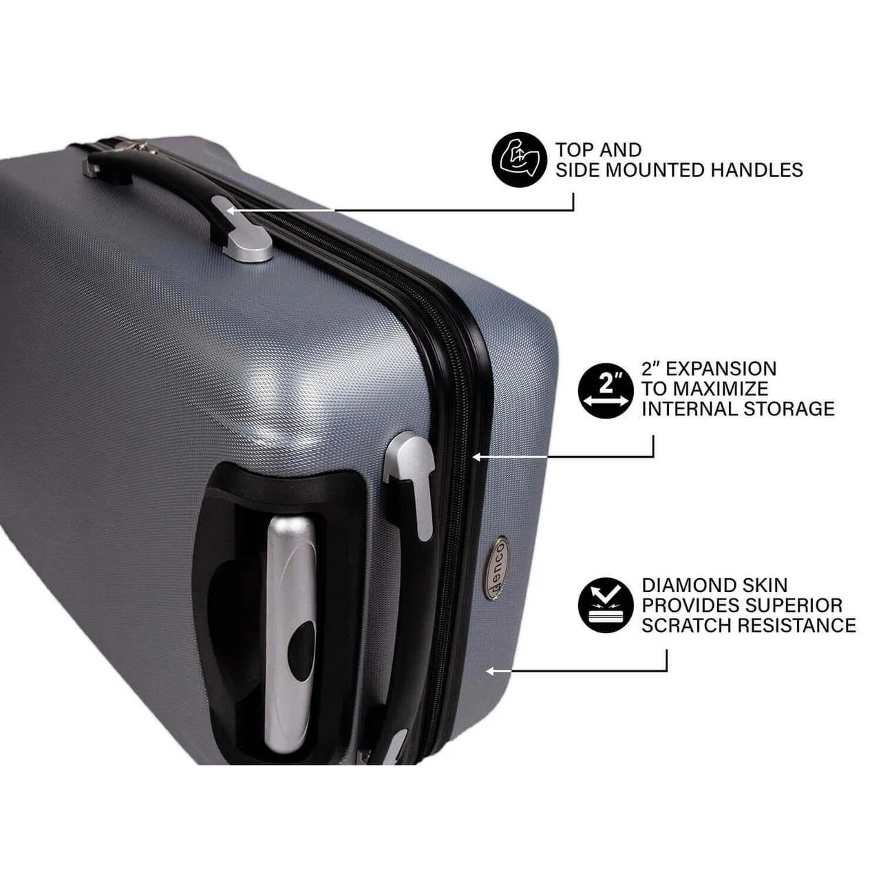 Seattle Kraken 20" Navy Domestic Carry-on Spinner