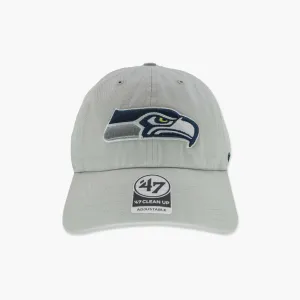 Seattle Seahawks Grey Clean Up Adjustable Hat
