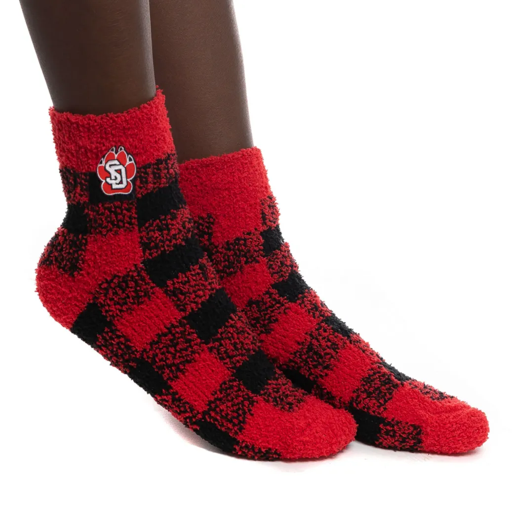South Dakota Buffalo Plaid Socks