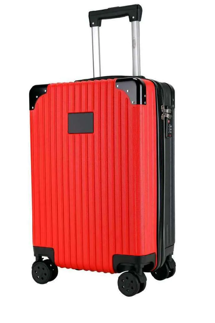 Southern Methodist Mustangs Premium 2-Toned 21" Carry-On Hardcase in RED