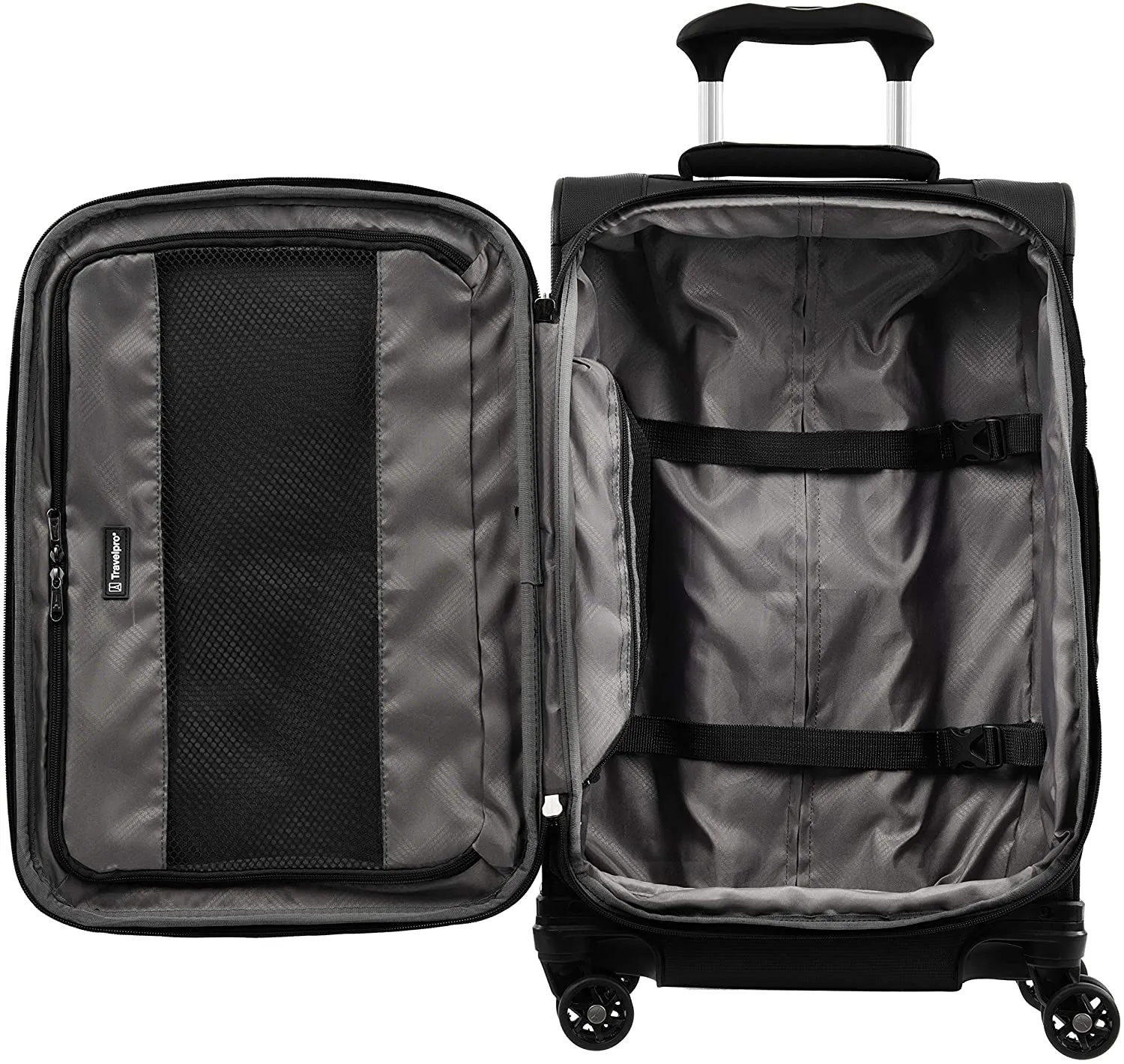 Travelpro TourLite 21" Expandable Spinner Carry-on Black