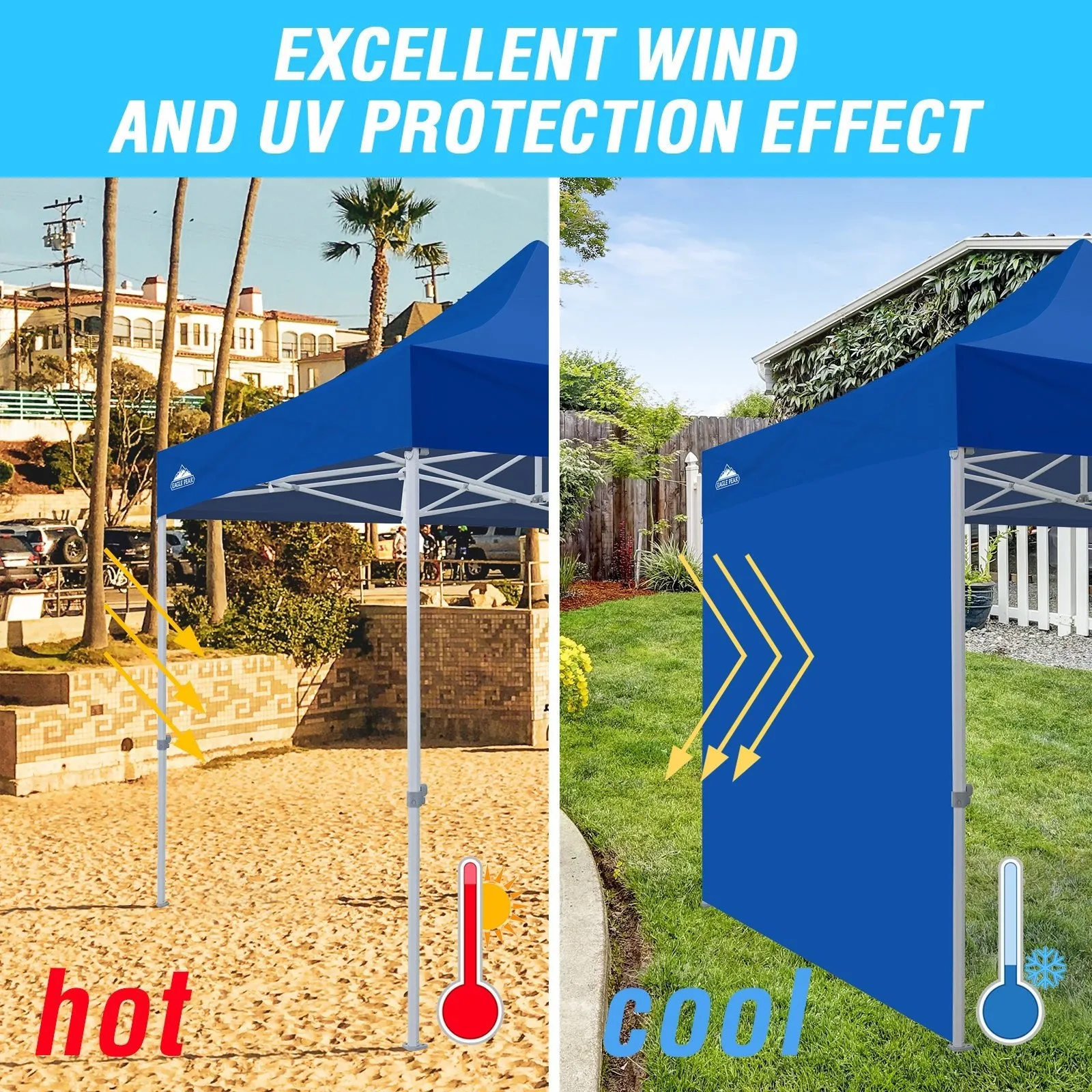 Wall Panel/Sunwall for 10x10 Heavy-Duty Commercial Canopy Tent