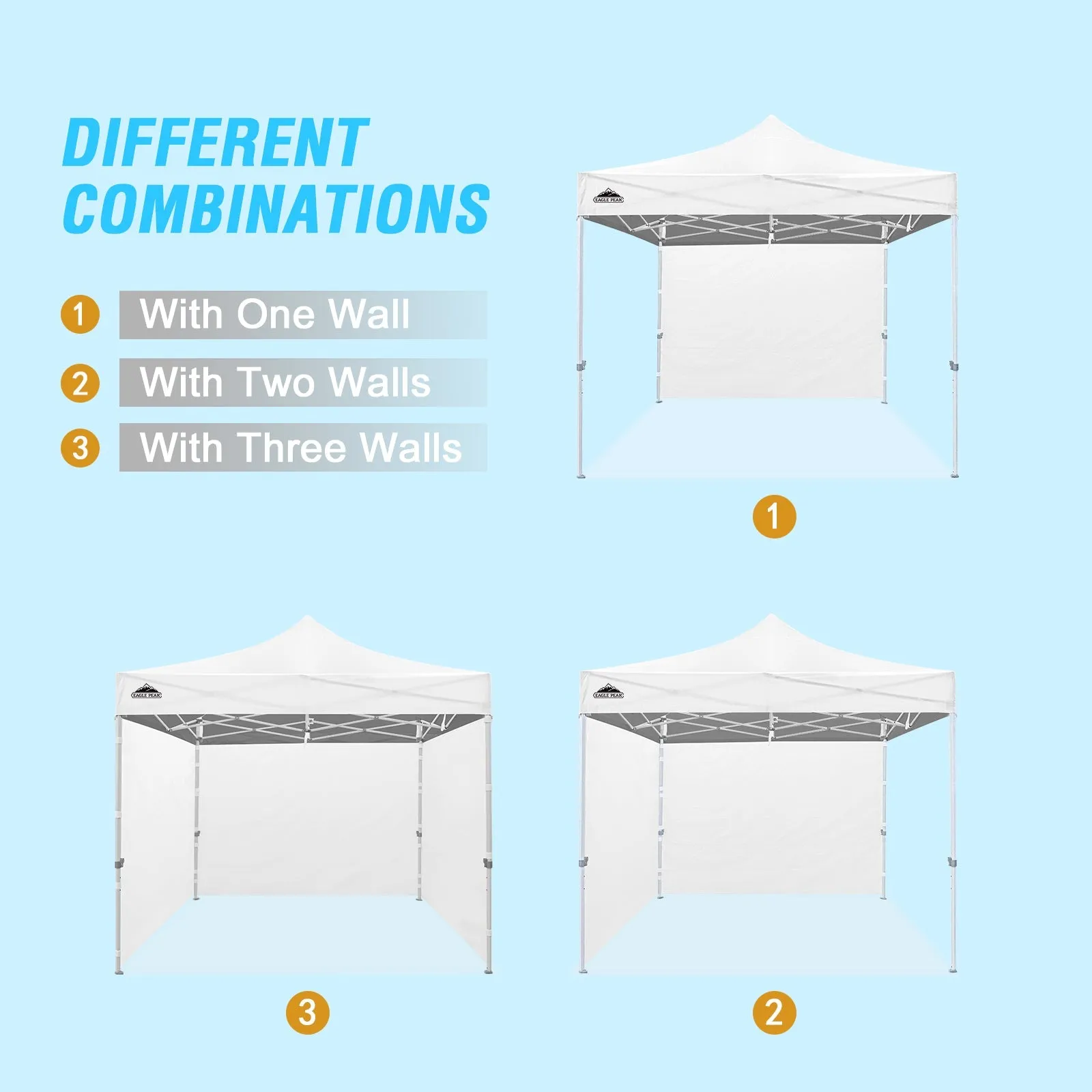 Wall Panel/Sunwall for 10x10 Heavy-Duty Commercial Canopy Tent