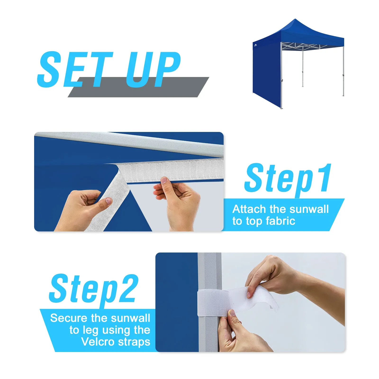 Wall Panel/Sunwall for 10x10 Heavy-Duty Commercial Canopy Tent