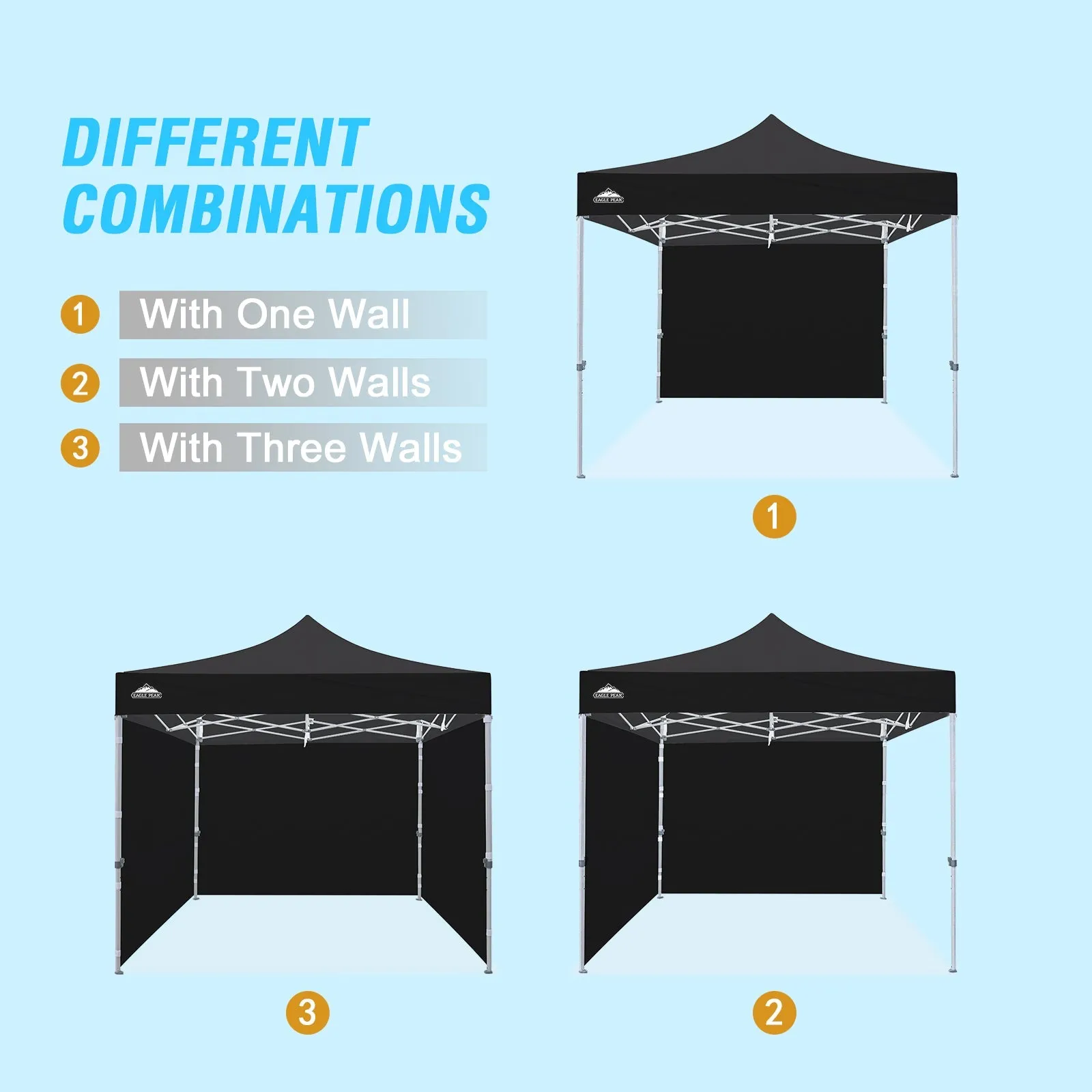 Wall Panel/Sunwall for 10x10 Heavy-Duty Commercial Canopy Tent